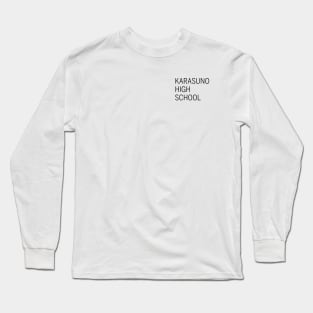 Karasuno Practice Shirt Design Long Sleeve T-Shirt